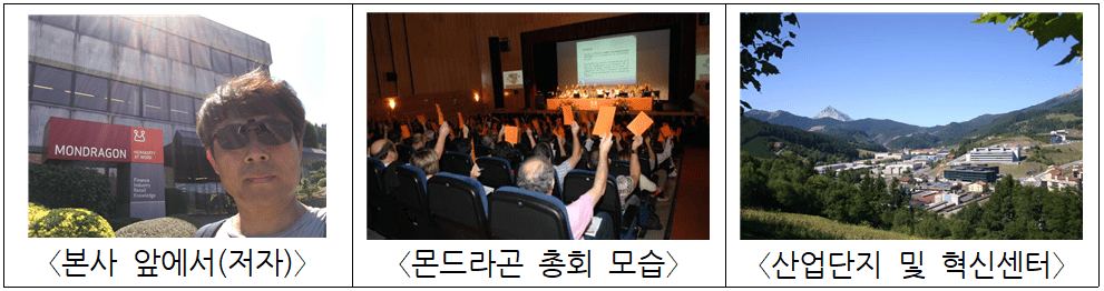몬드라곤의 전경 및 총회 모습